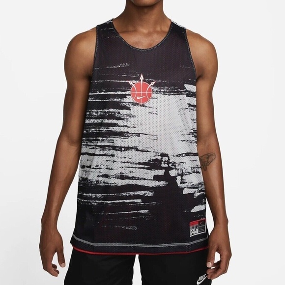 Nike Men limited edition Mesh Reversible streetball jersey - Picture 3 of 6